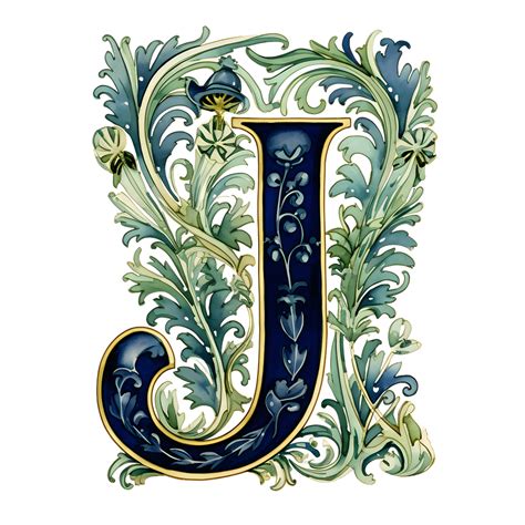 fancy letter j designs|Letter J Calligraphy royalty.